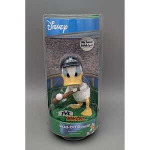 New York Yankees Lead-Off Donald Duck Baseball Disney Bobblehead‎ Sealed Rare